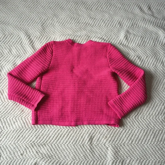 Talbots Pink Kate Cardigan Sweater - Picture 3 of 5